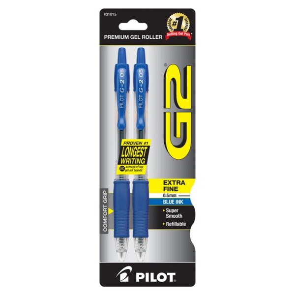 Pilot G2 Extra .5 Fine 2 Pack
